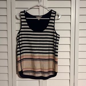 Mixed Media Banana Republic Striped Tank, EUC - S